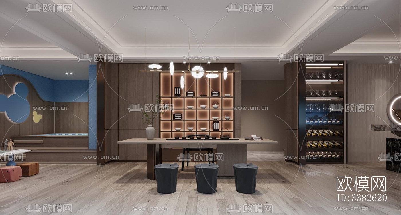 现代别墅效果图下载（渲染图6）