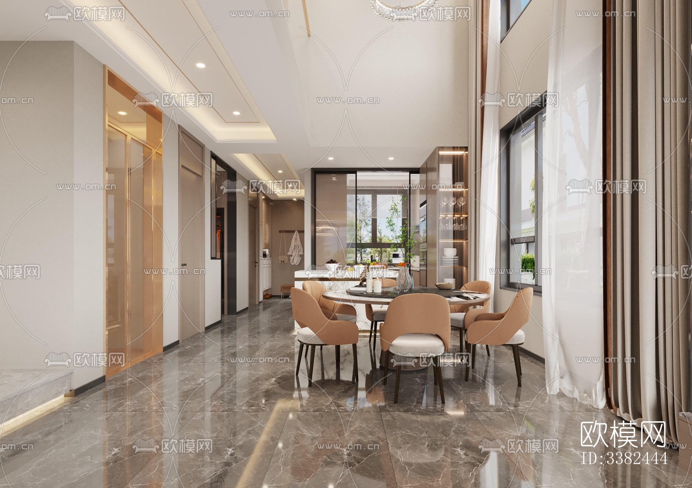 现代别墅效果图下载（渲染图5）