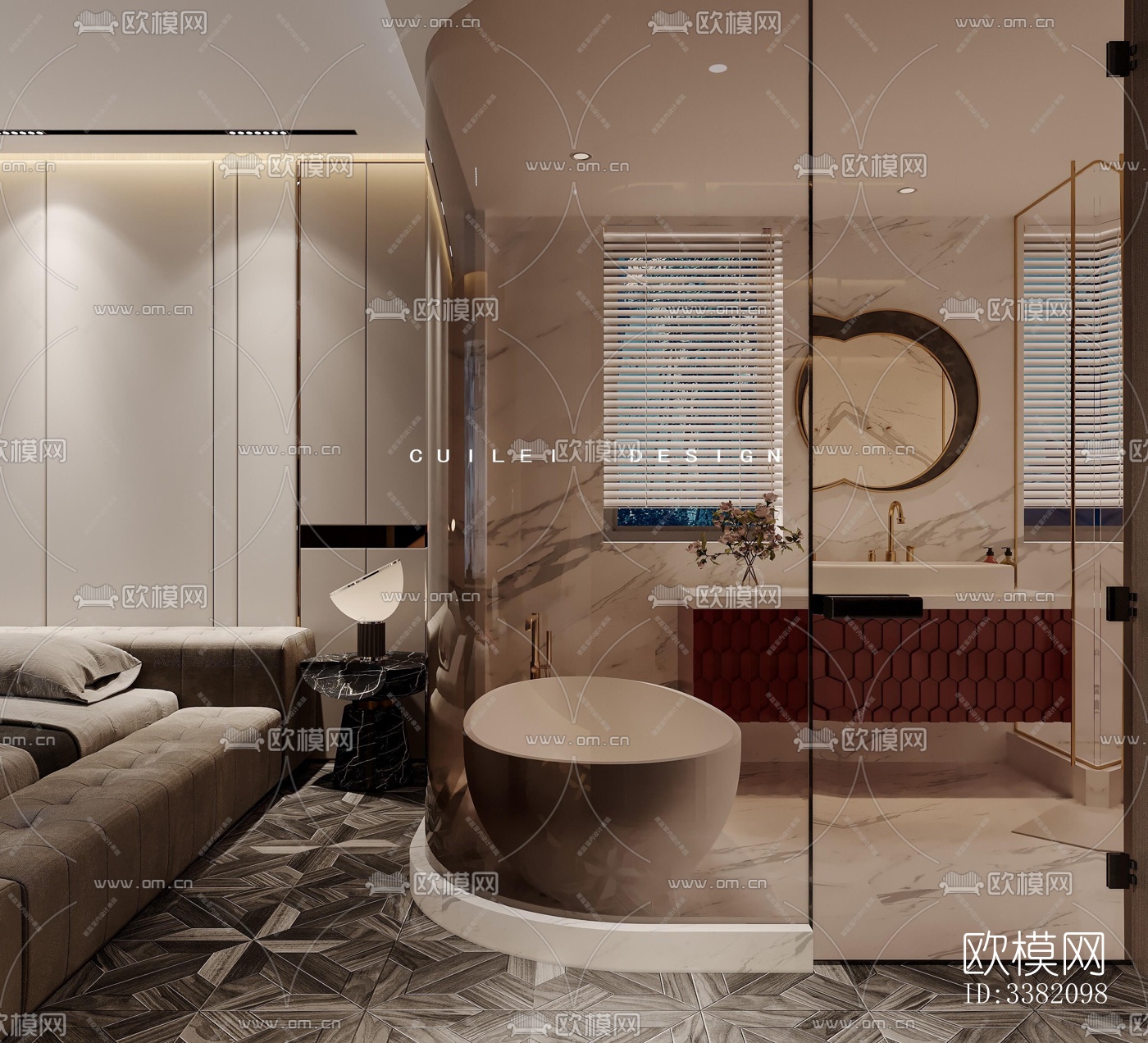 现代别墅效果图下载（渲染图7）