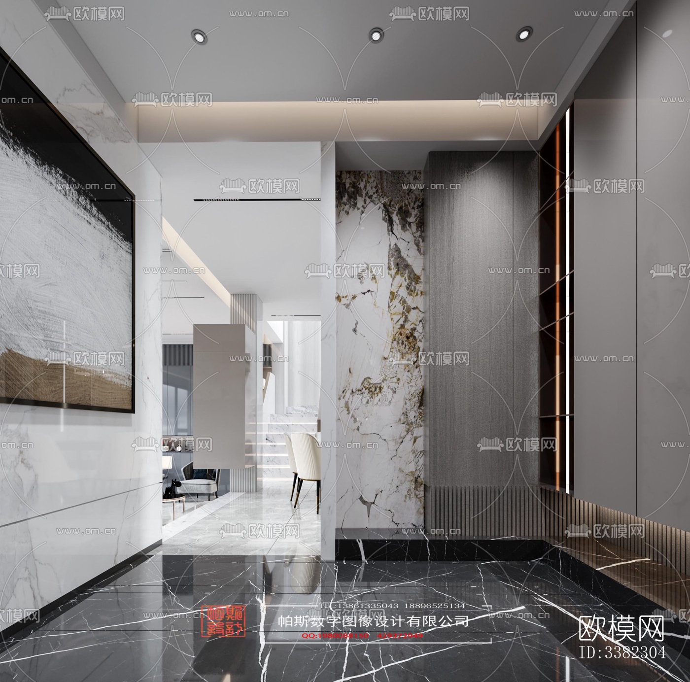 现代别墅效果图下载（渲染图12）