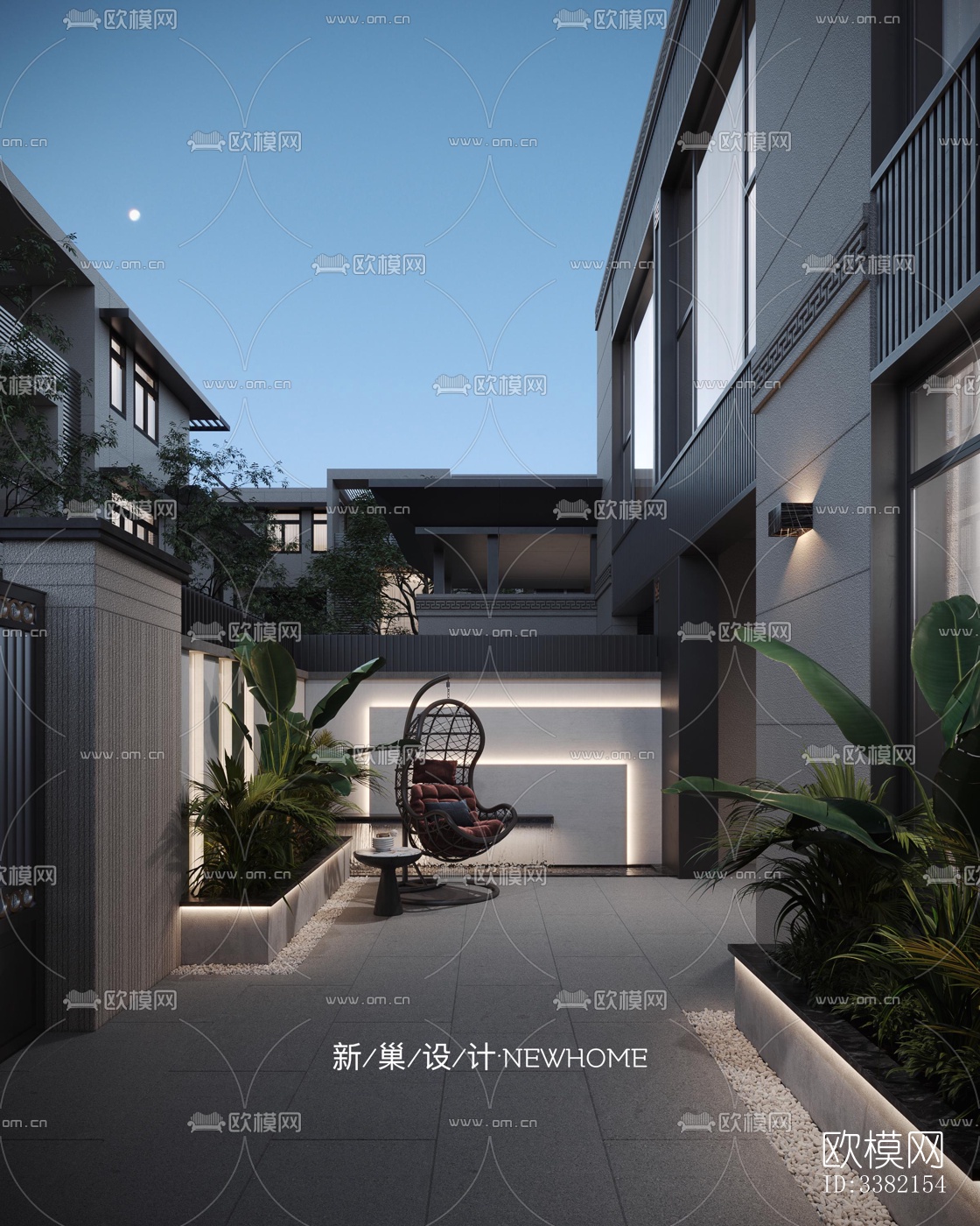 现代别墅效果图下载（渲染图5）