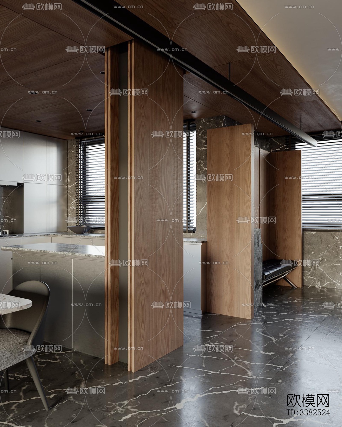 现代别墅效果图下载（渲染图8）