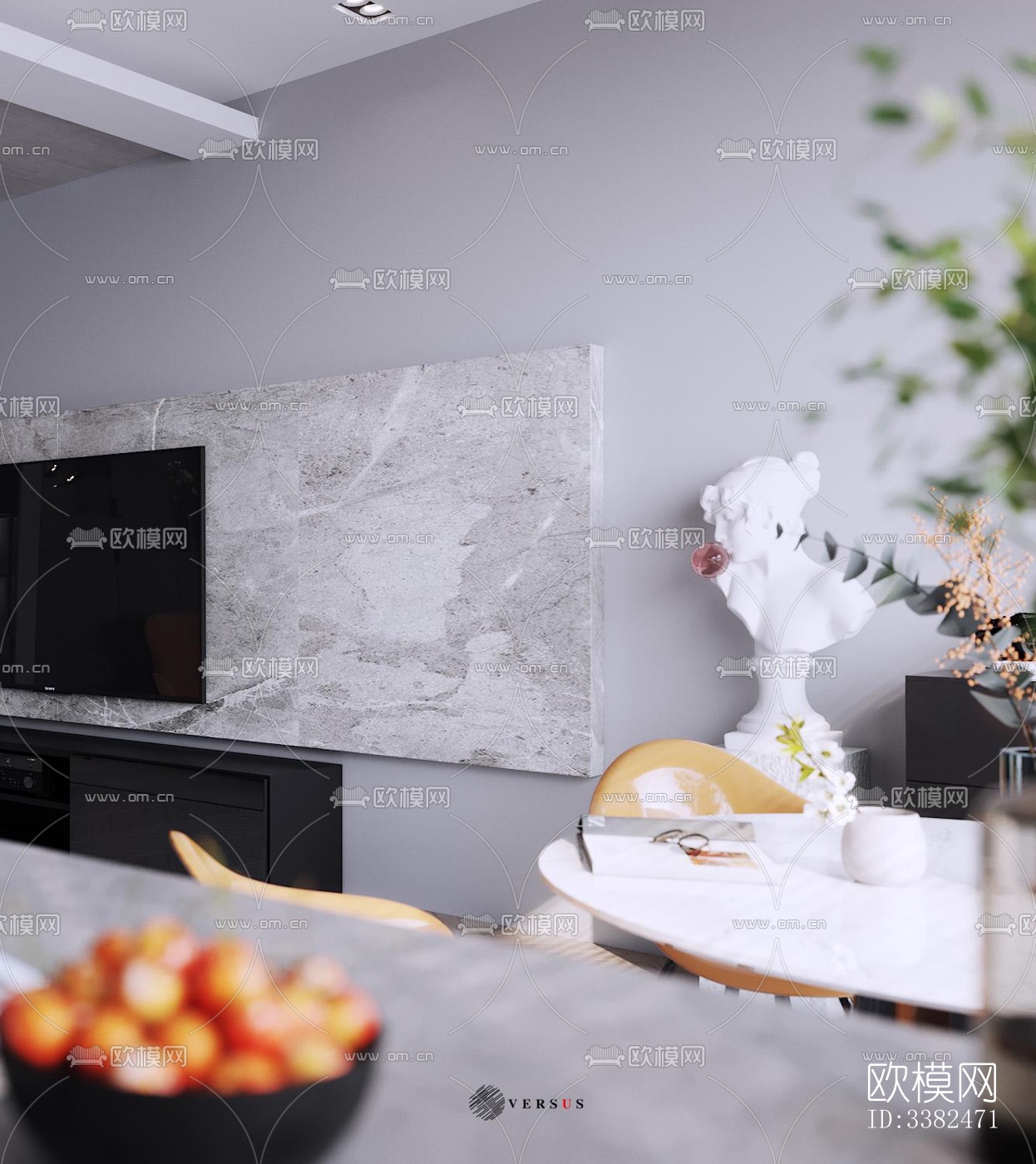 现代别墅效果图下载（渲染图19）