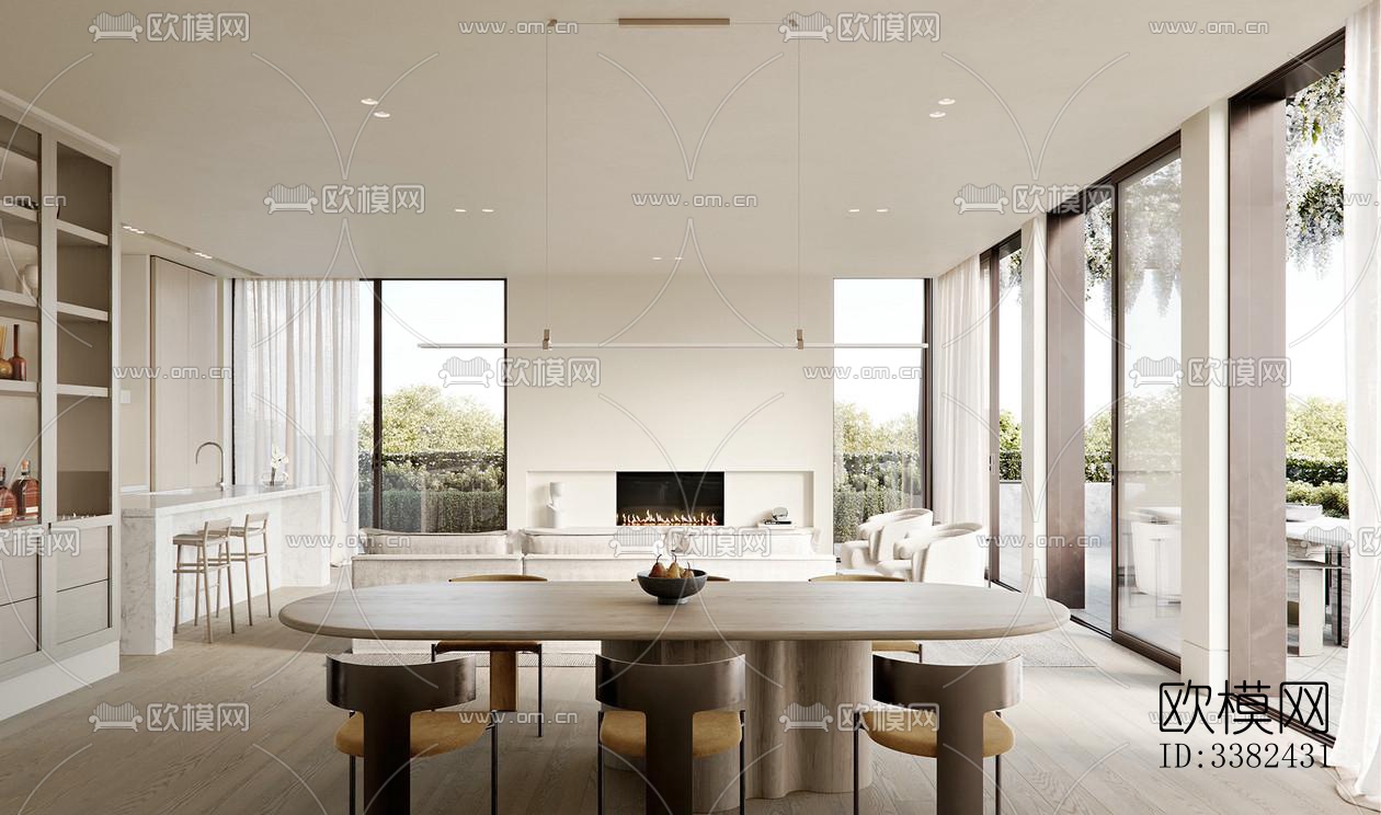 现代别墅效果图下载（渲染图12）