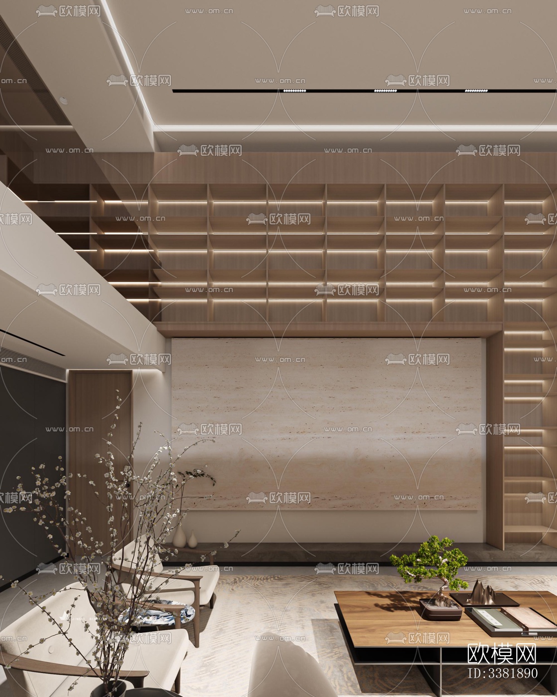 现代别墅效果图下载（渲染图14）