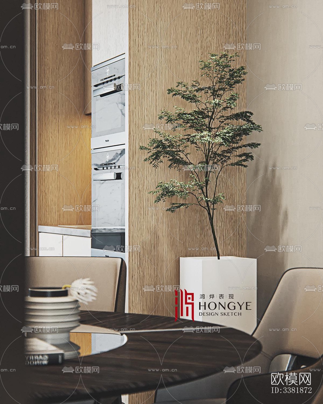 现代别墅效果图下载（渲染图3）