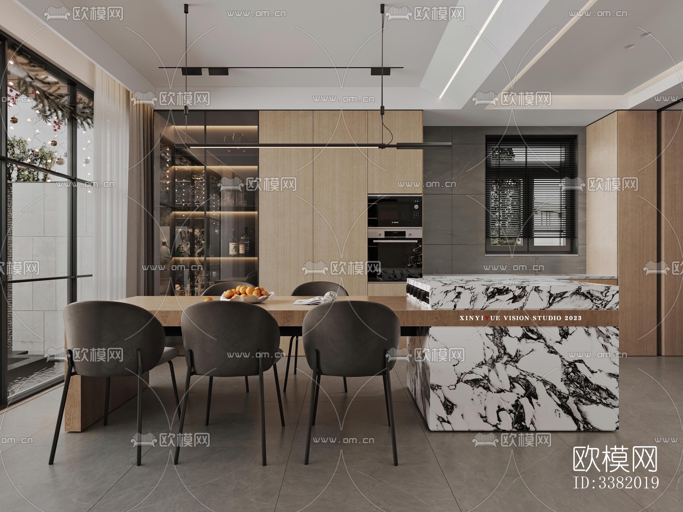 现代别墅效果图下载（渲染图6）