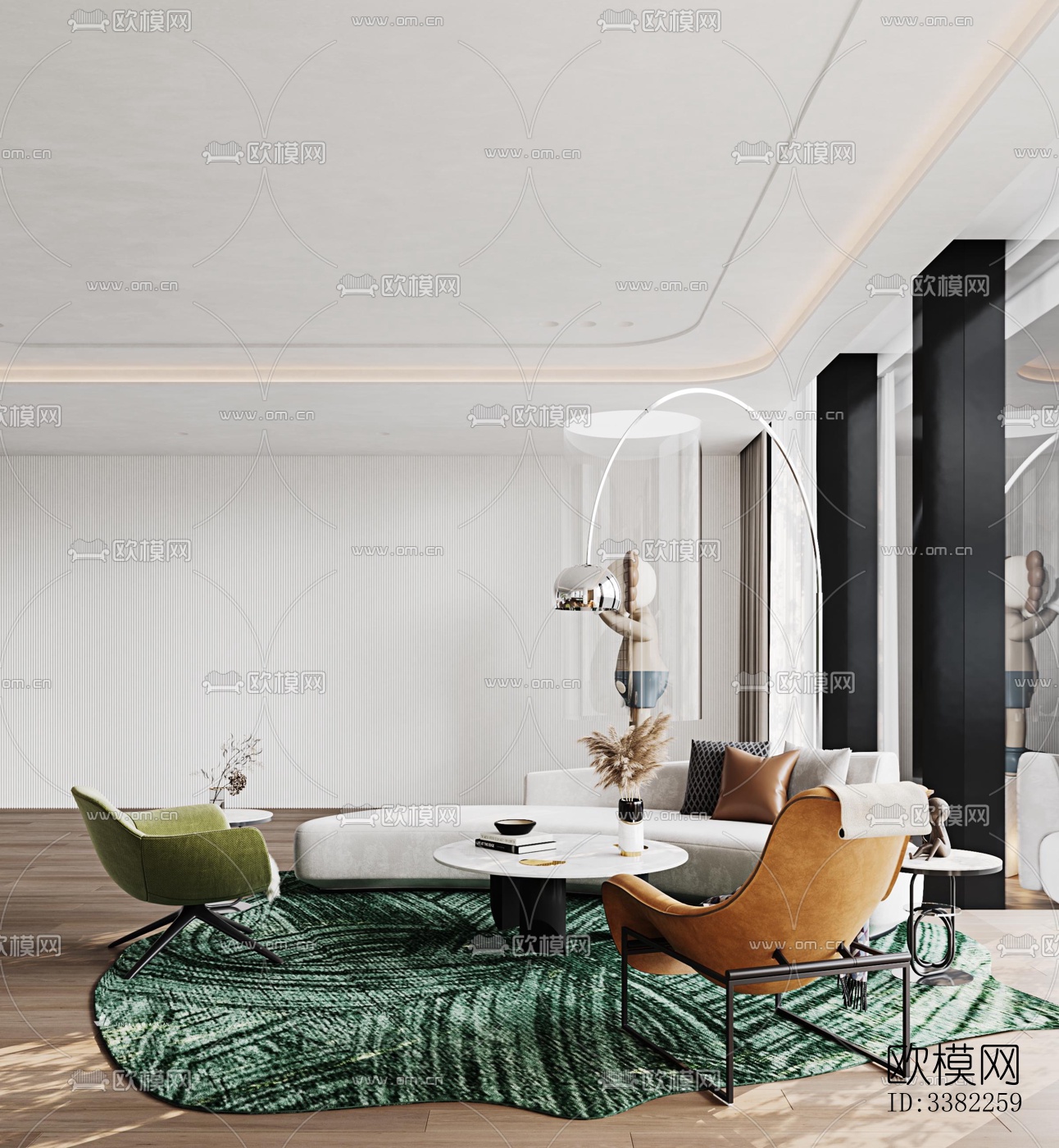 现代别墅效果图下载（渲染图5）