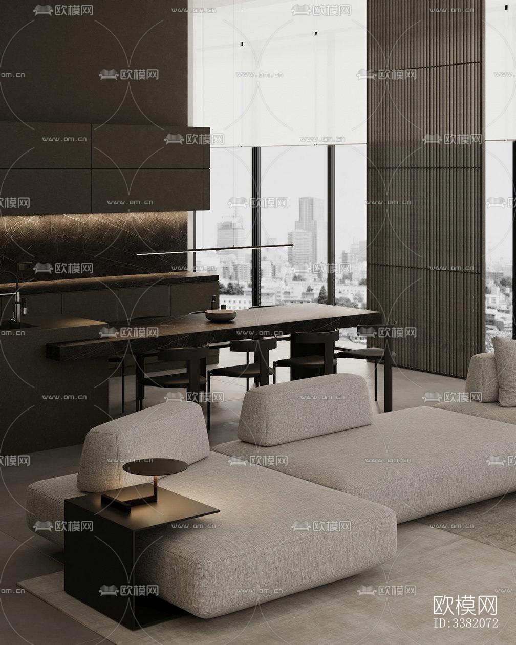 现代别墅效果图下载（渲染图16）