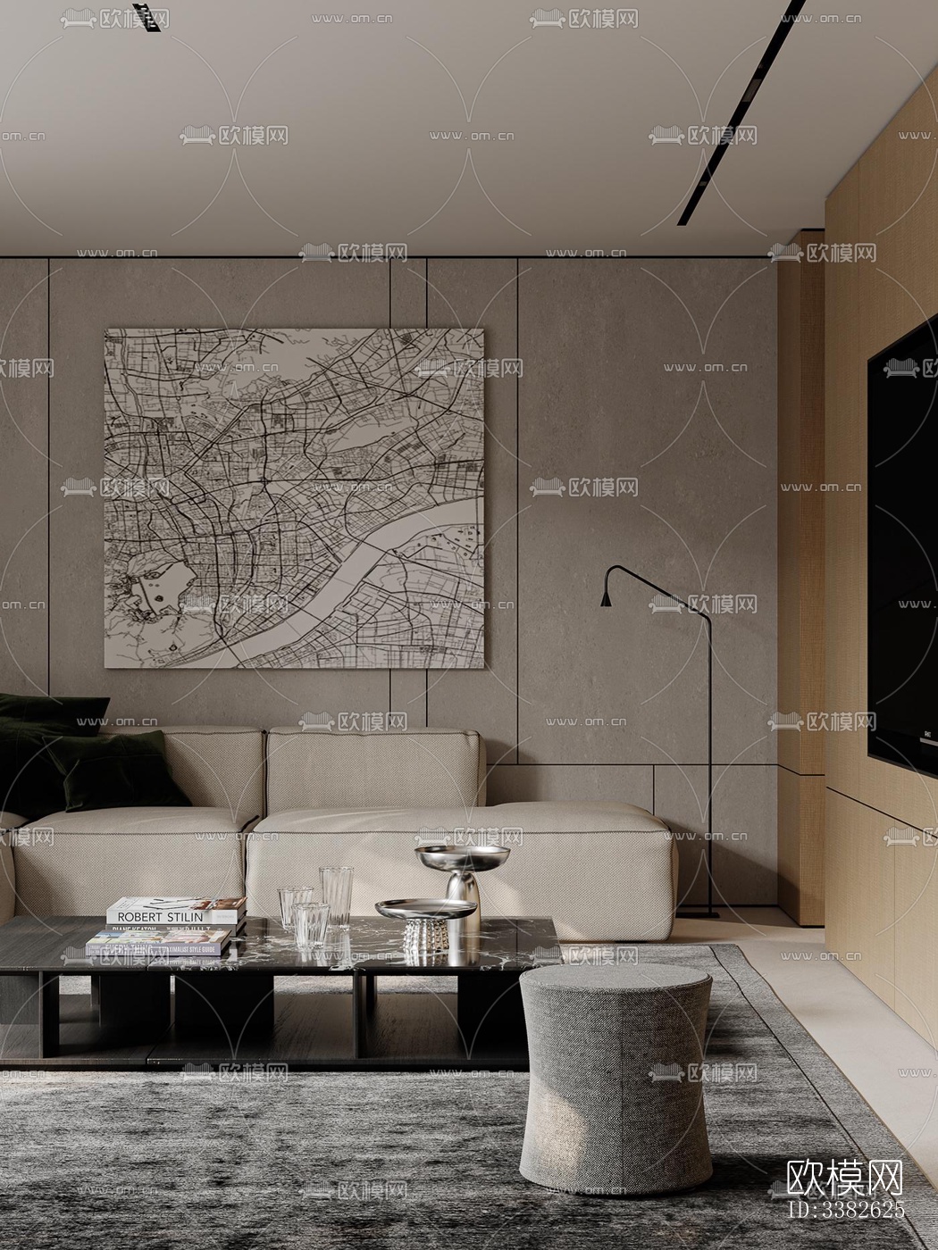 现代别墅效果图下载（渲染图2）