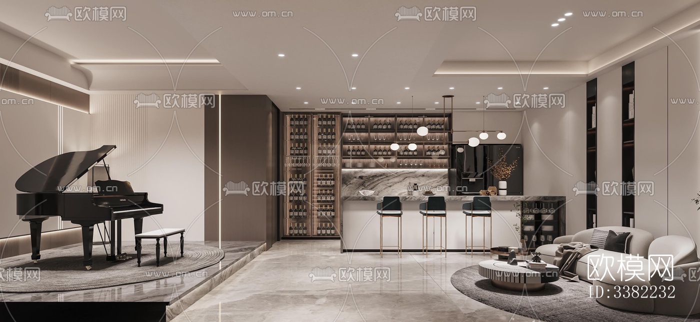 现代别墅效果图下载（渲染图10）