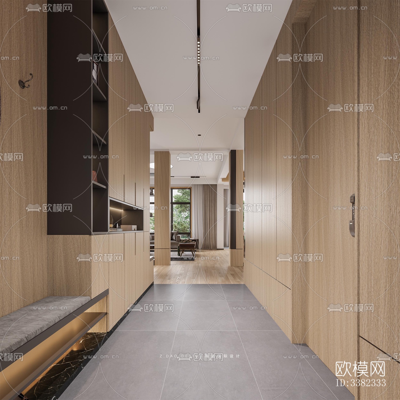 现代别墅效果图下载（渲染图1）