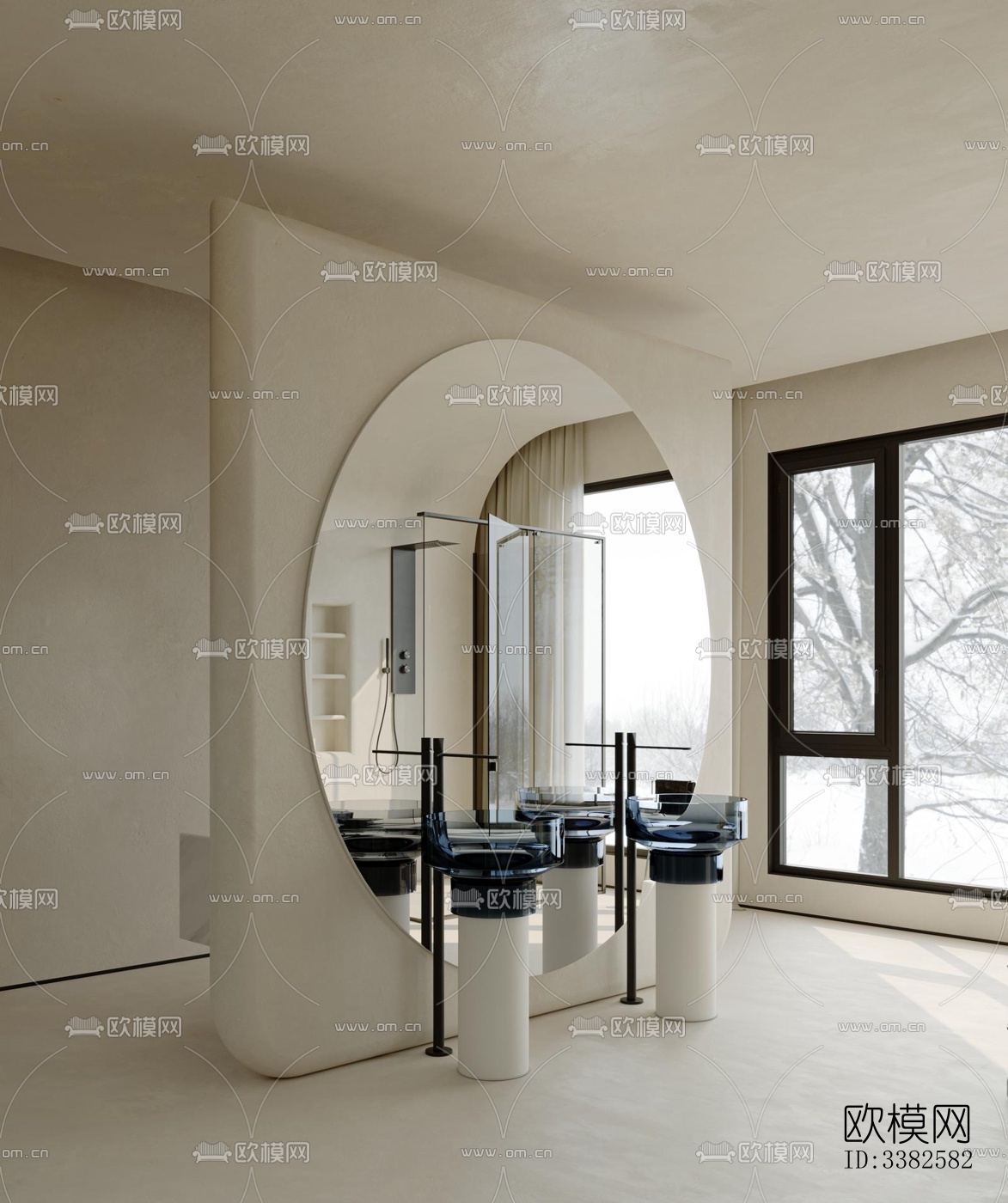 现代别墅效果图下载（渲染图8）