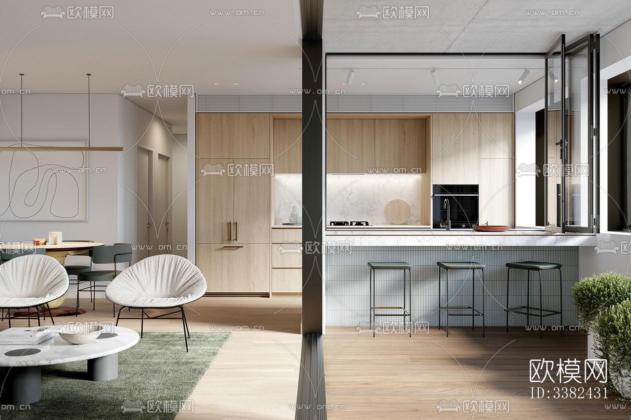 现代别墅效果图下载（渲染图14）