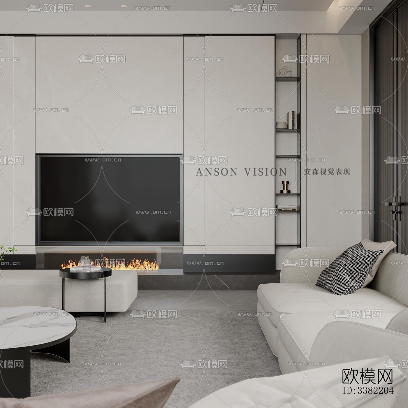 现代别墅效果图下载（渲染图15）