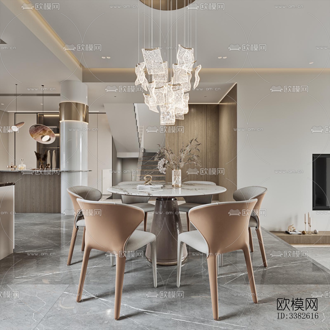 现代别墅效果图下载（渲染图15）