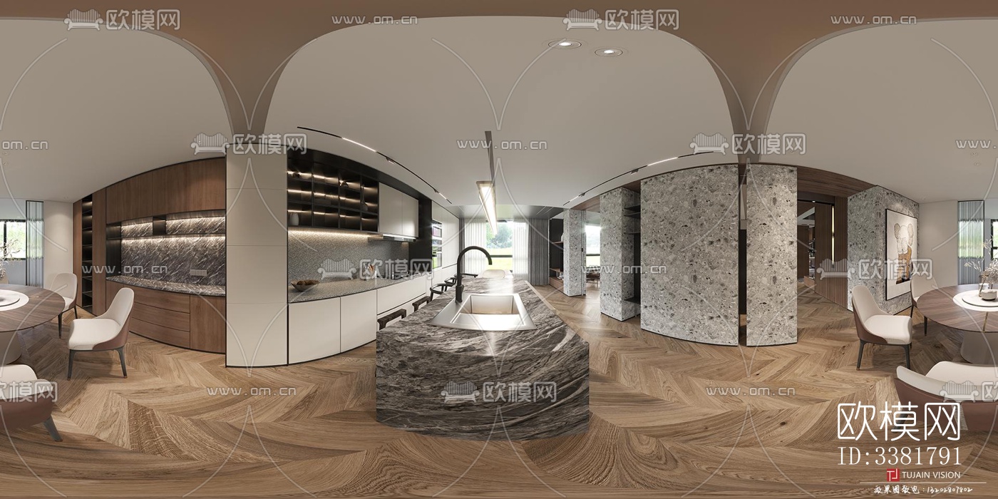 现代别墅效果图下载（渲染图4）