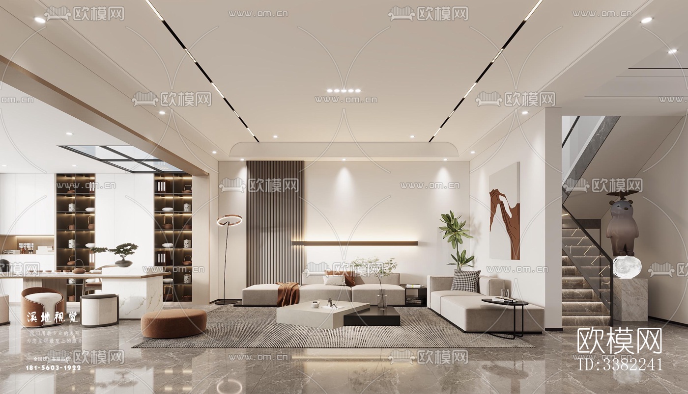 现代别墅效果图下载（渲染图9）