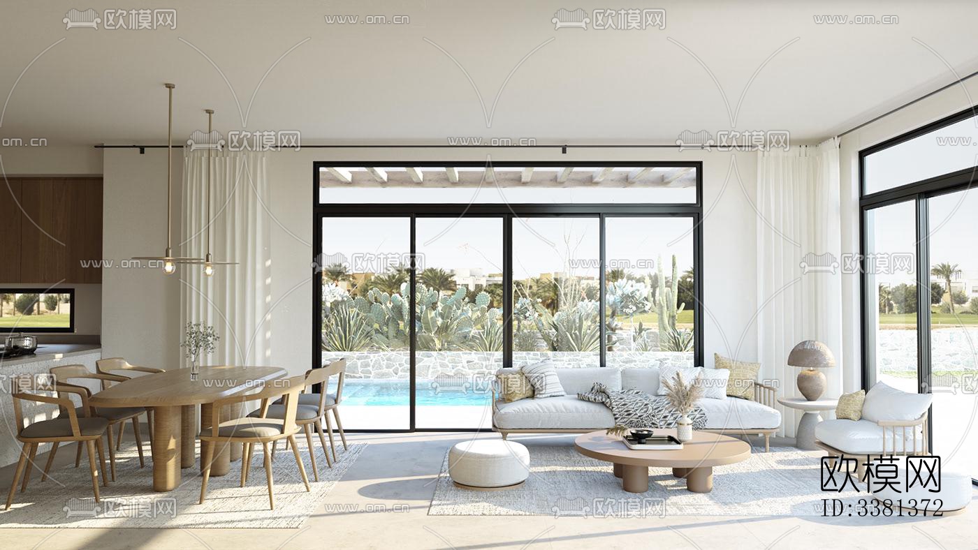 现代别墅效果图下载（渲染图2）