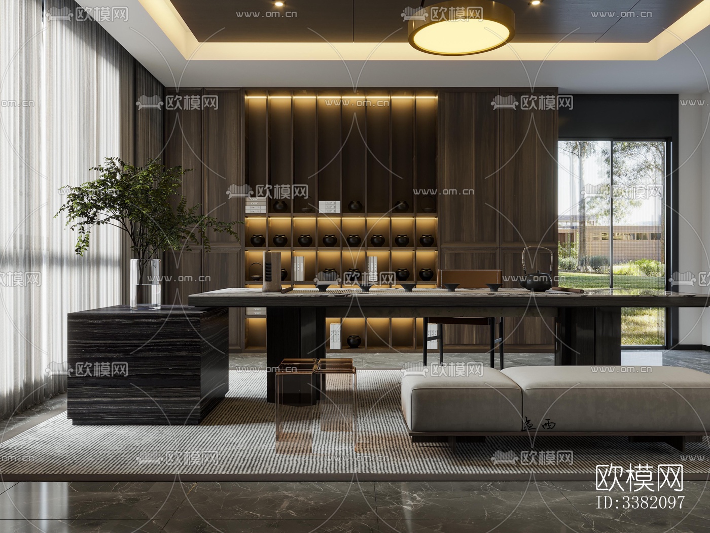 现代别墅效果图下载（渲染图8）