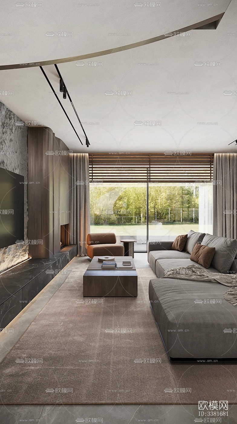 现代别墅效果图下载（渲染图12）