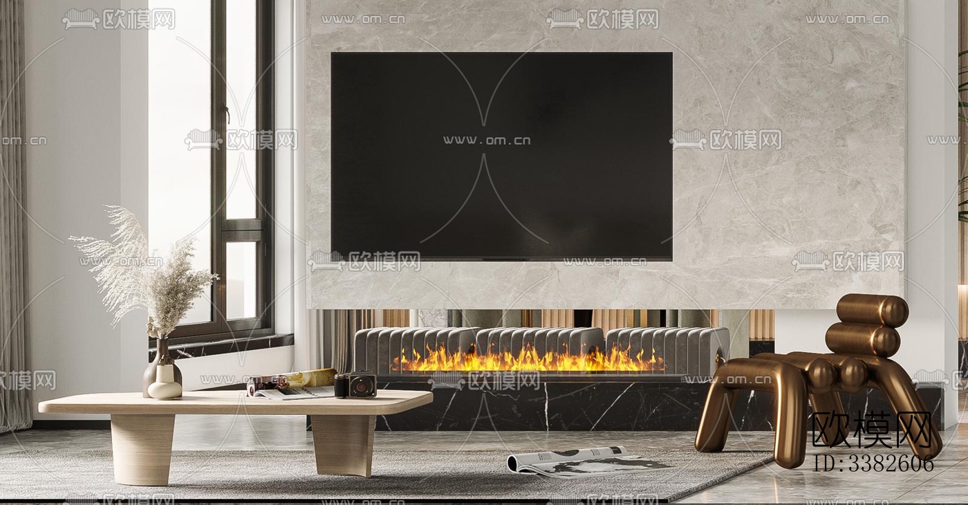 现代别墅效果图下载（渲染图2）