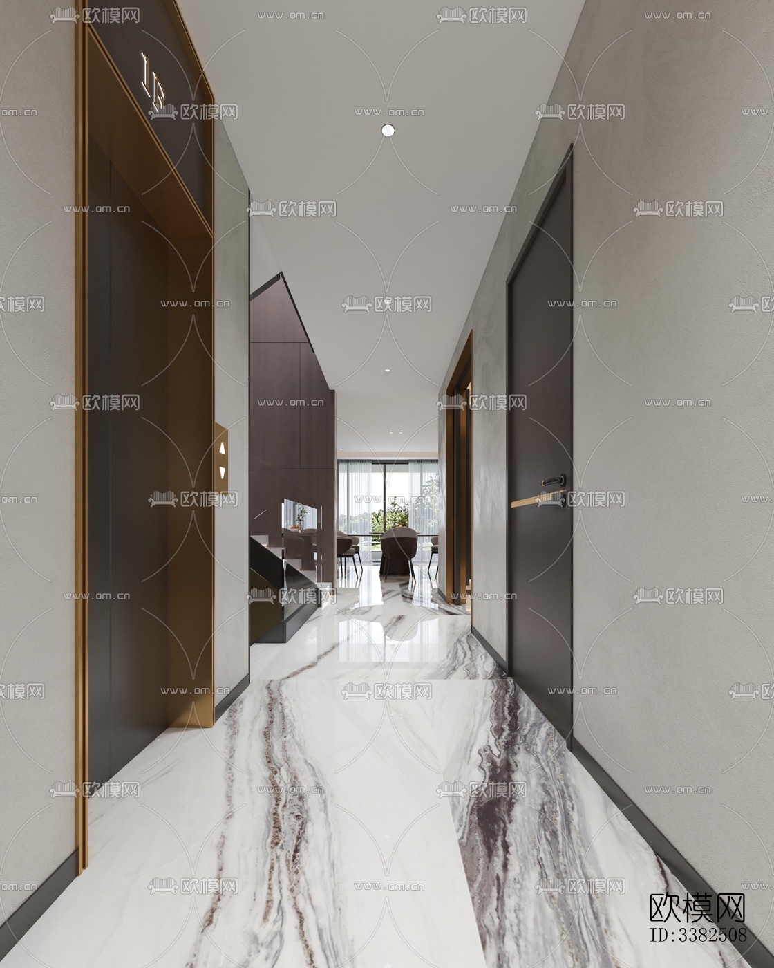 现代别墅效果图下载（渲染图3）