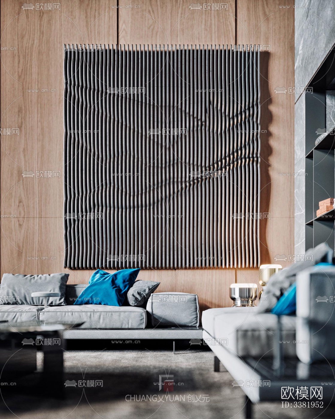 现代别墅效果图下载（渲染图15）