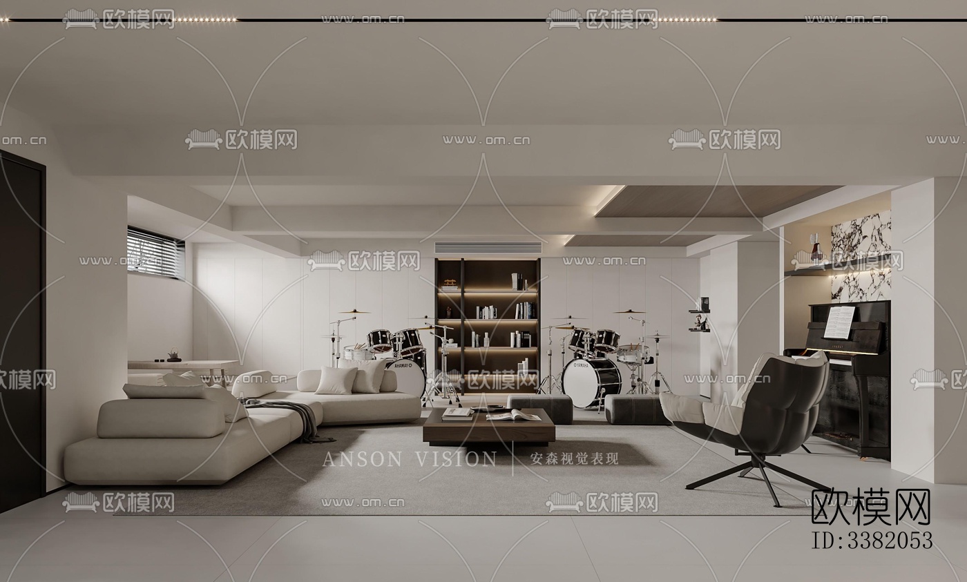 现代别墅效果图下载（渲染图14）