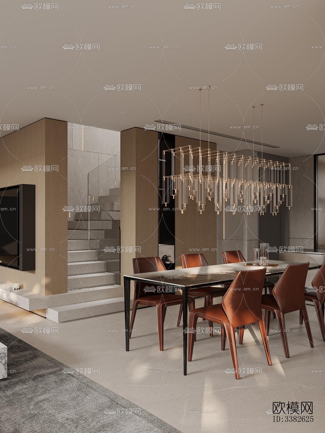 现代别墅效果图下载（渲染图6）