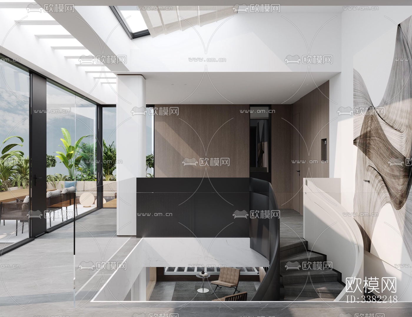 现代别墅效果图下载（渲染图11）