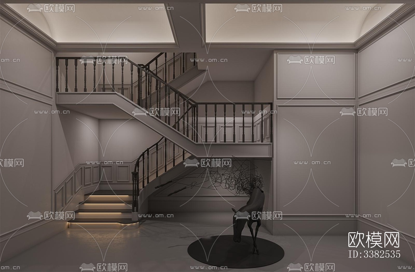 现代别墅效果图下载（渲染图6）