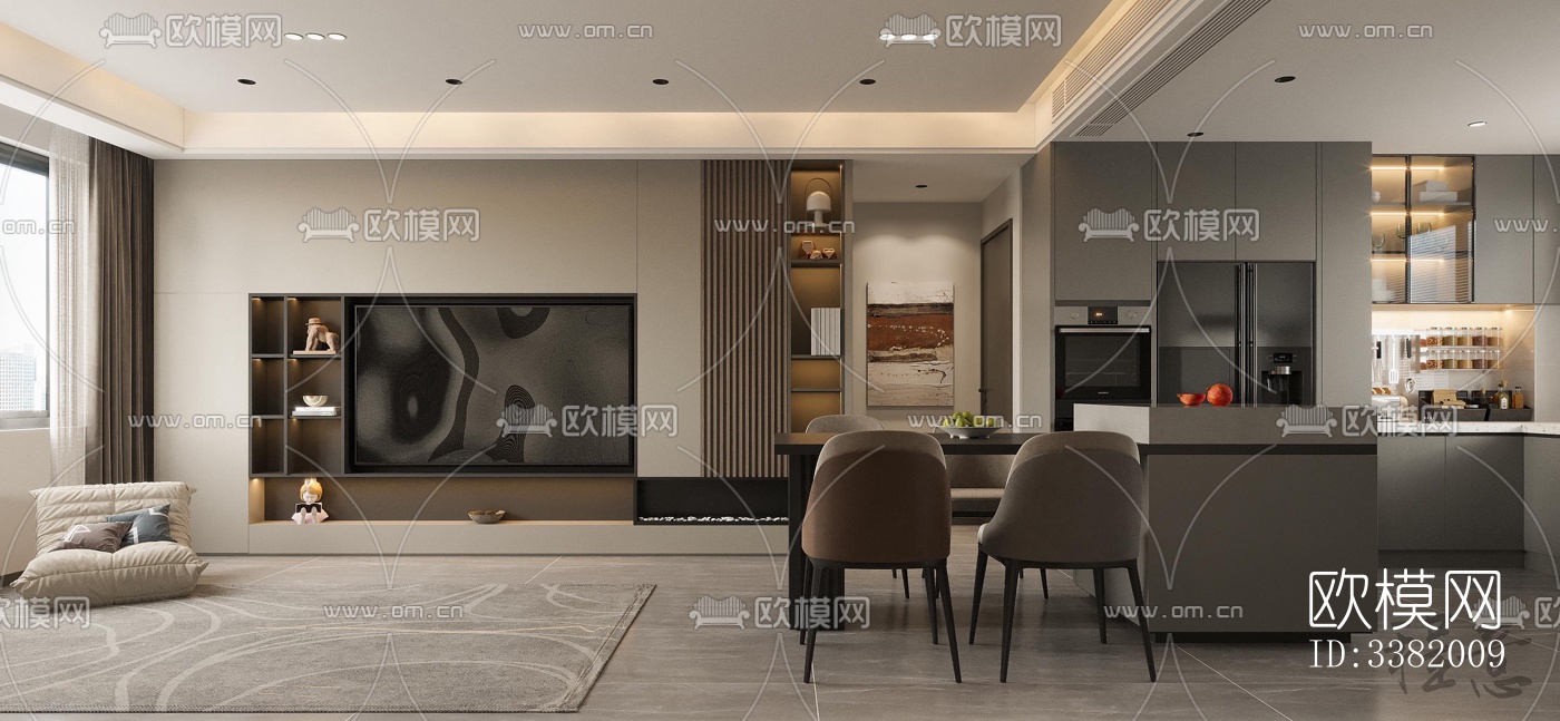 现代别墅效果图下载（渲染图2）