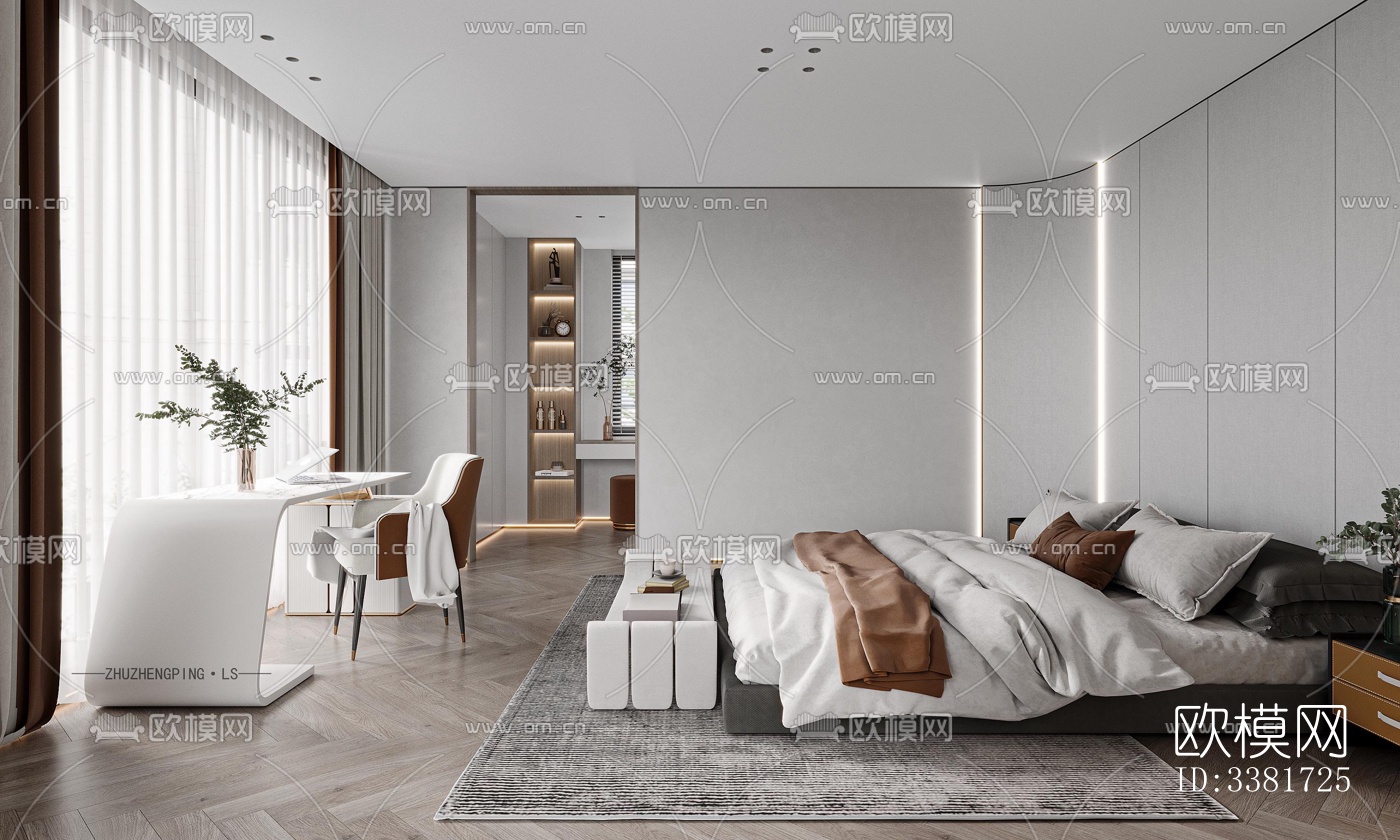 现代别墅效果图下载（渲染图7）