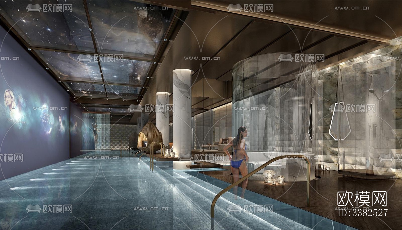 现代别墅效果图下载（渲染图3）