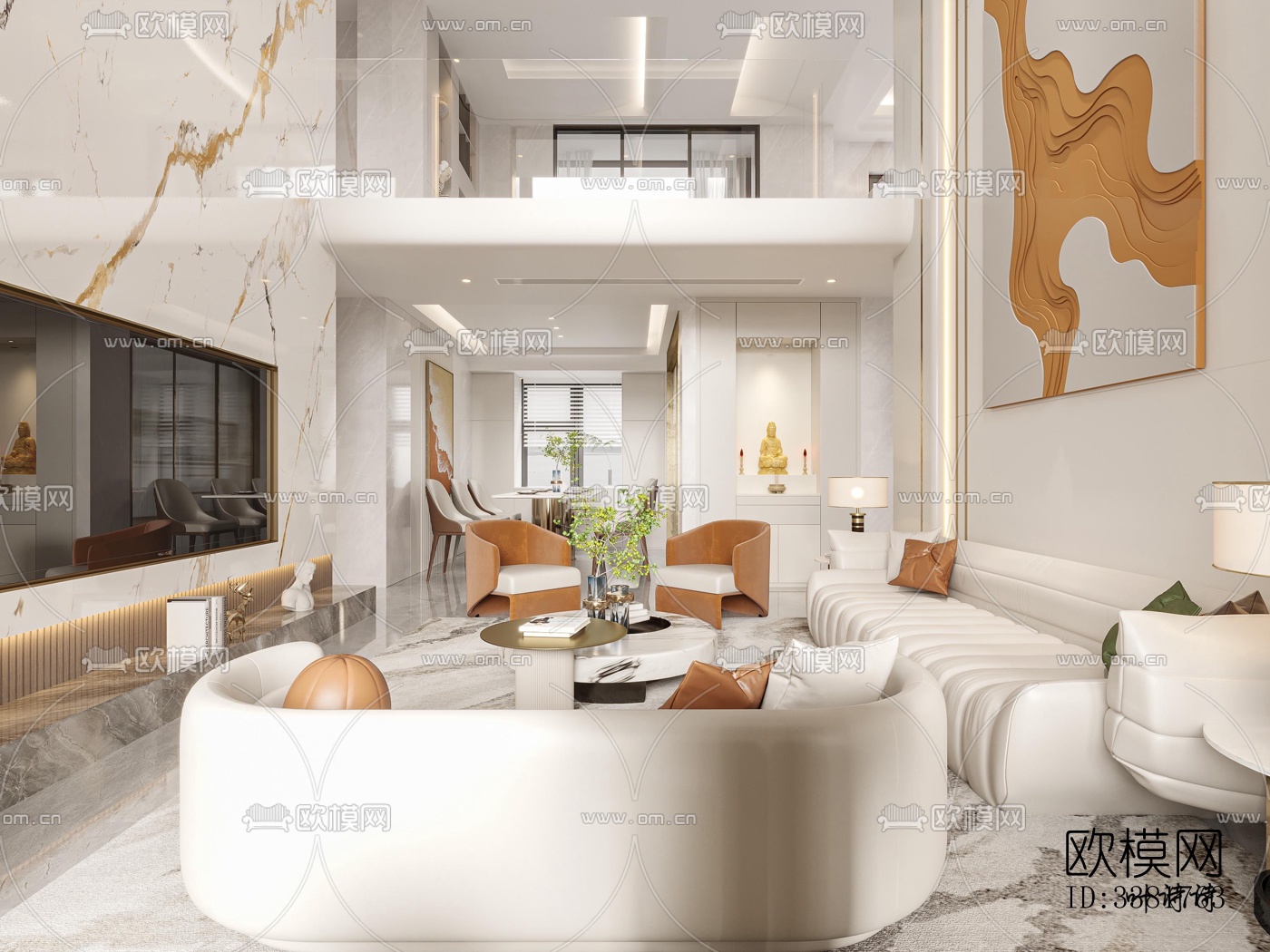 现代别墅效果图下载（渲染图2）