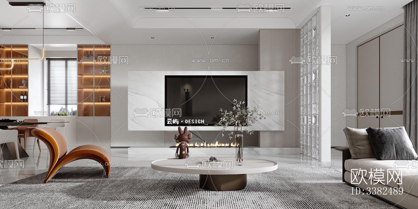 现代别墅效果图下载（渲染图7）