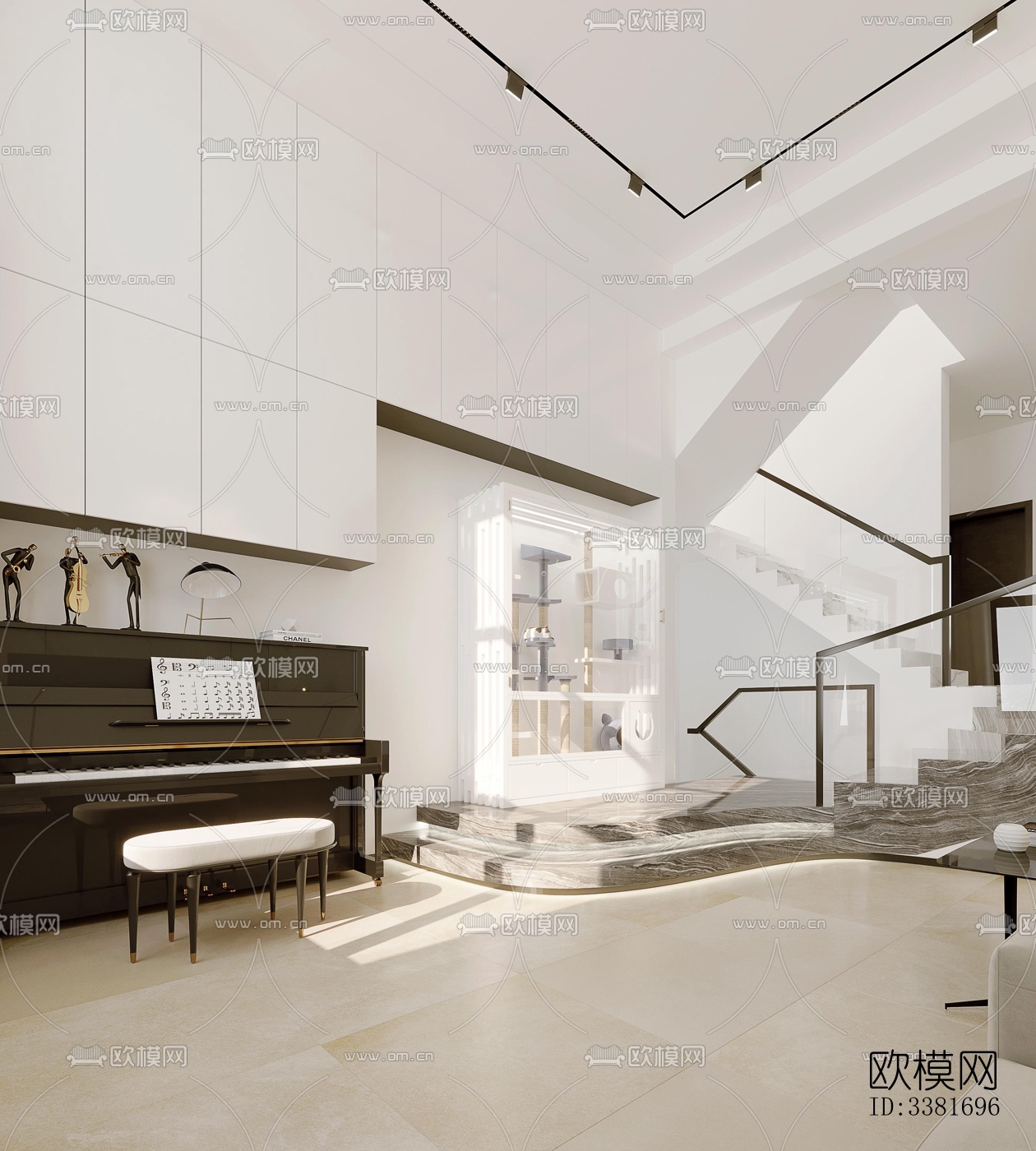 现代别墅效果图下载（渲染图13）