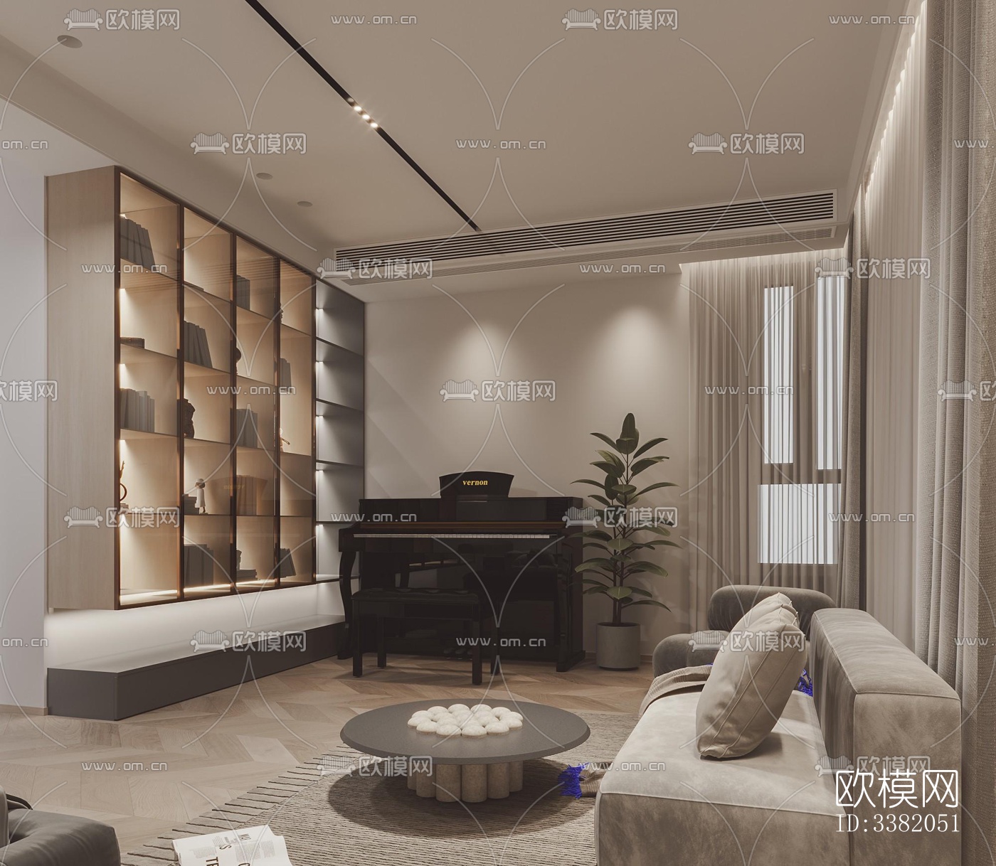 现代别墅效果图下载（渲染图3）