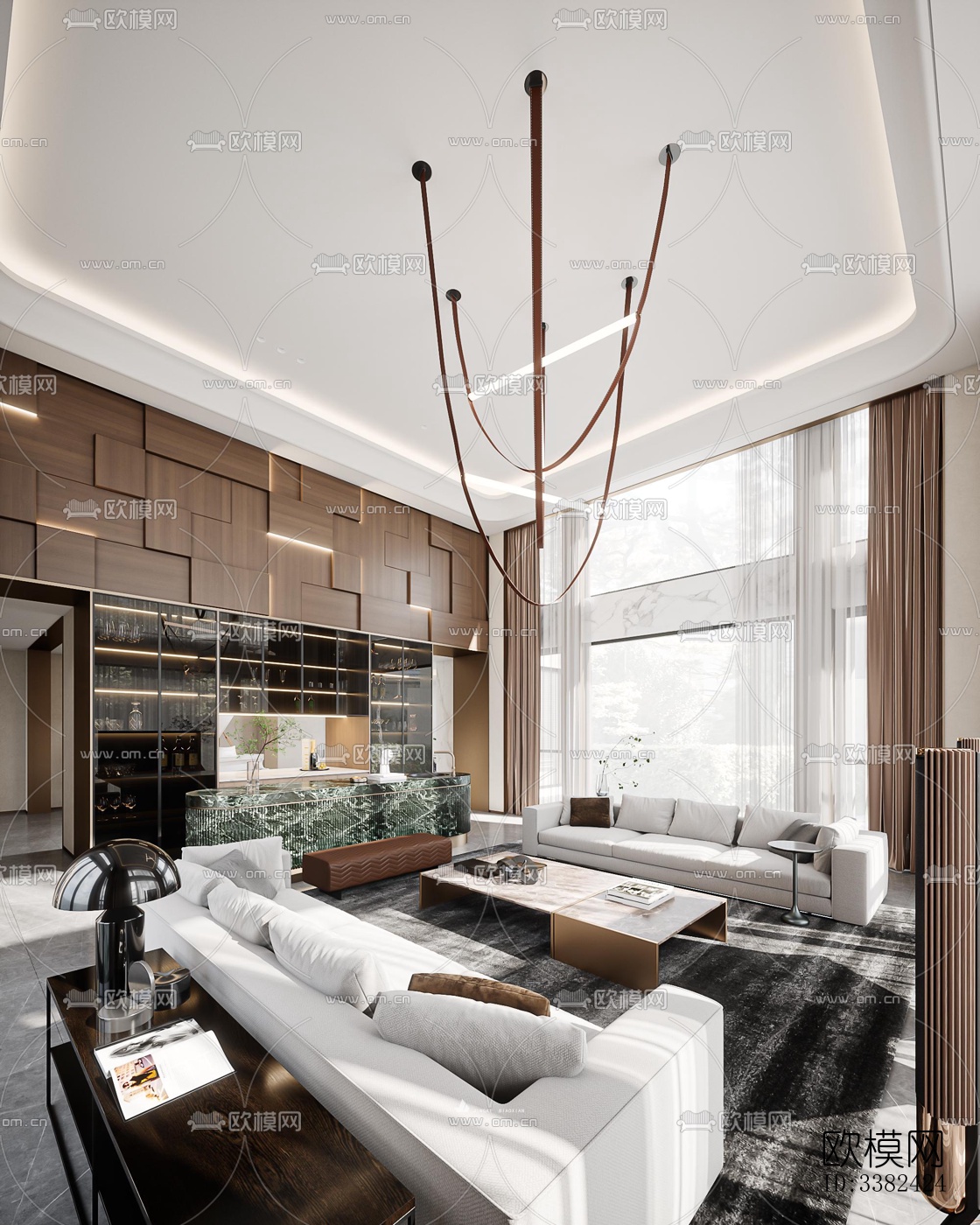 现代别墅效果图下载（渲染图8）