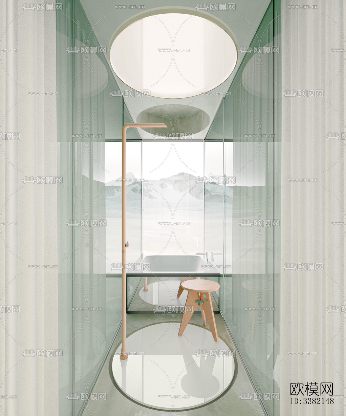 现代别墅效果图下载（渲染图8）