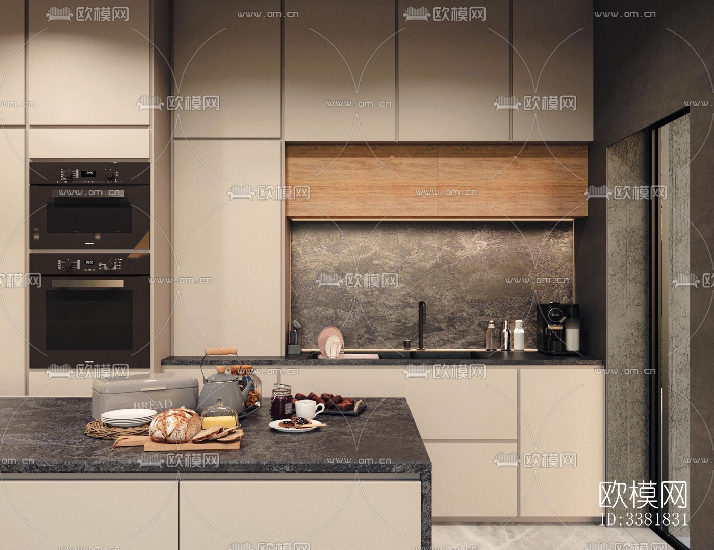 现代别墅效果图下载（渲染图3）