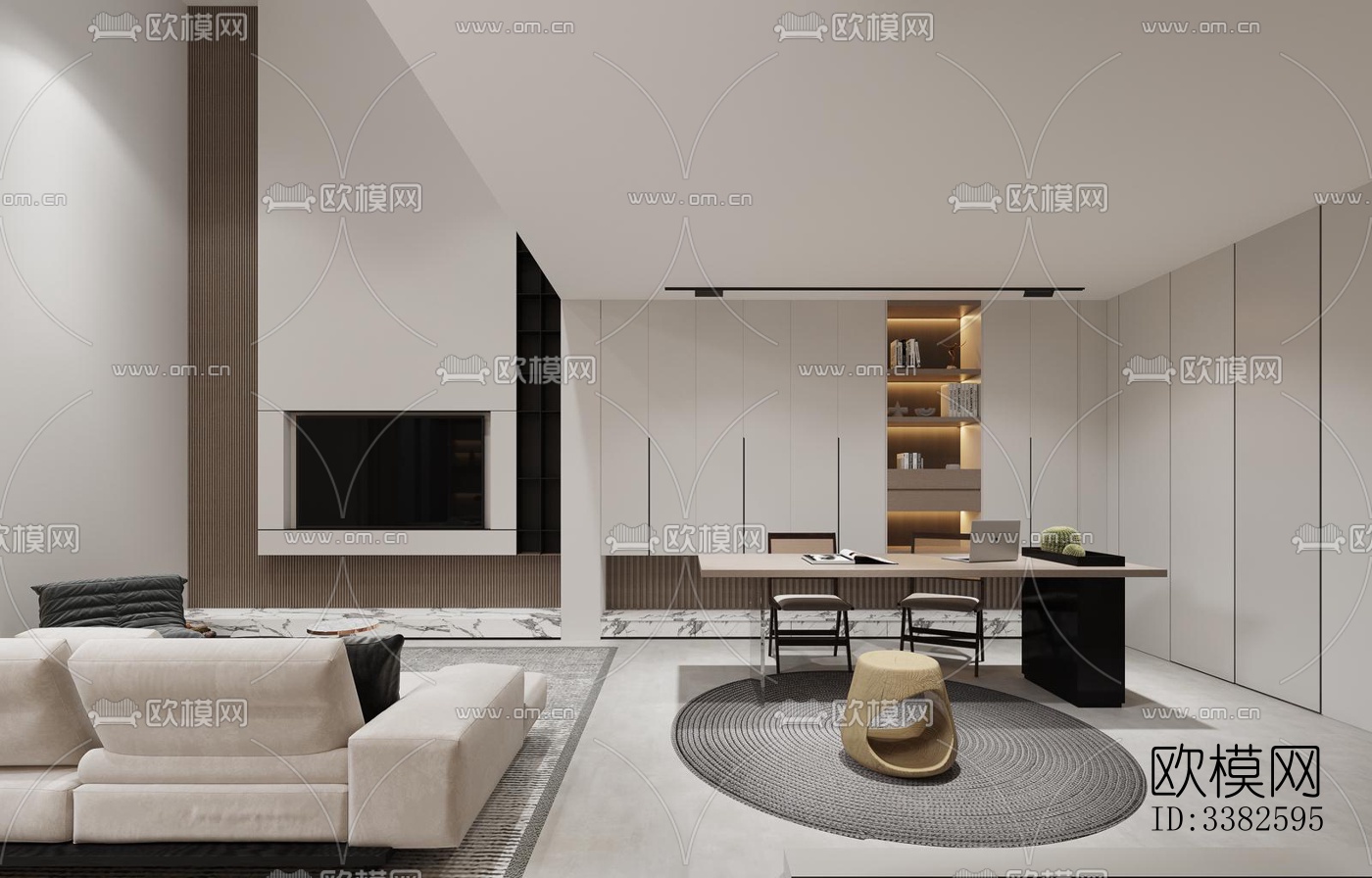 现代别墅效果图下载（渲染图8）