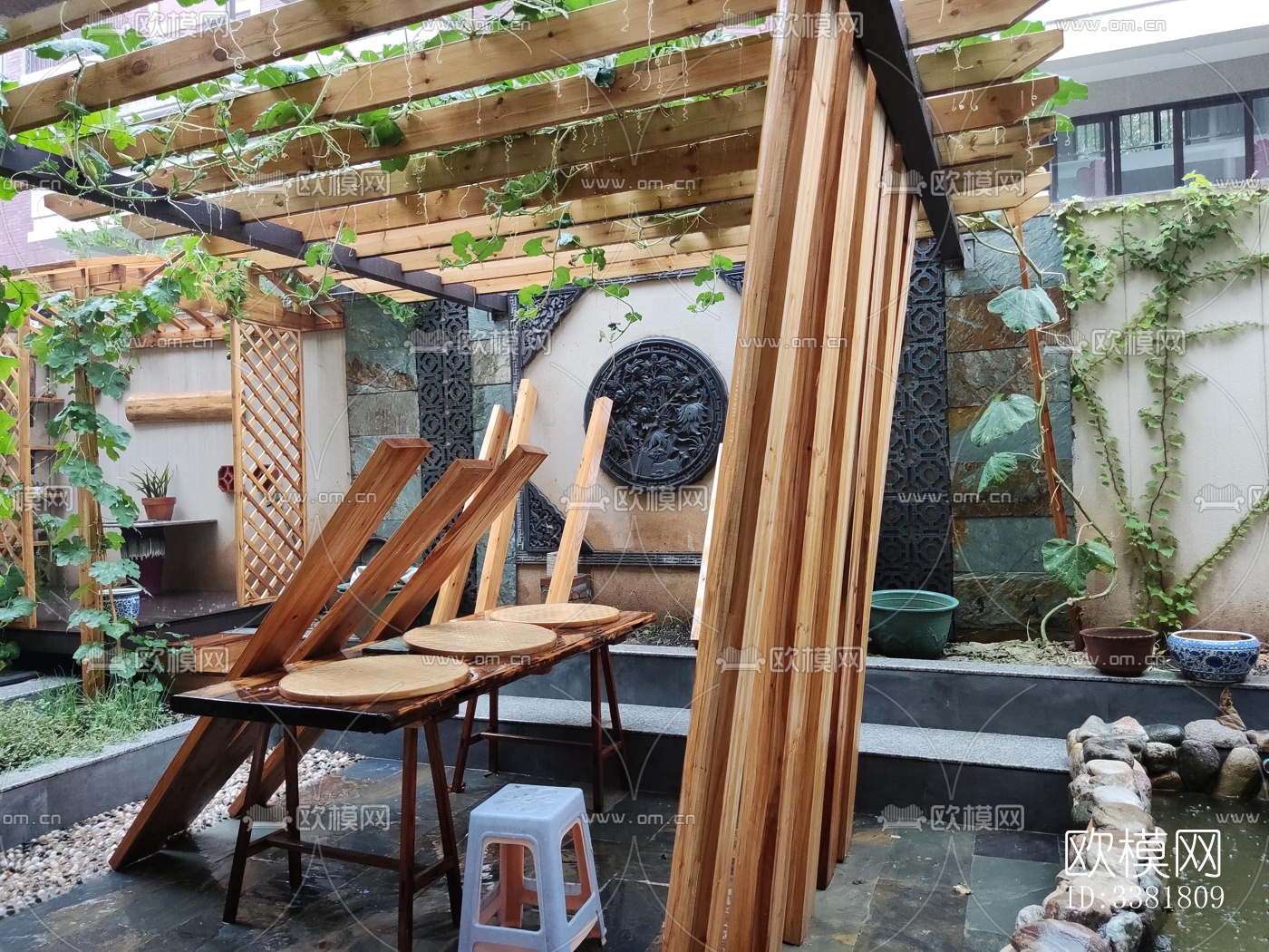 现代别墅效果图下载（渲染图4）