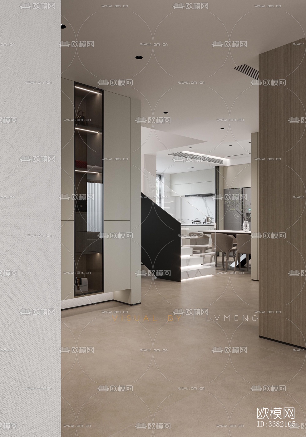 现代别墅效果图下载（渲染图7）