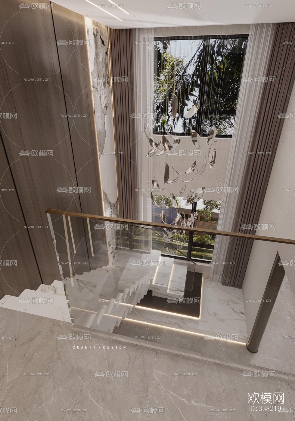 现代别墅效果图下载（渲染图8）