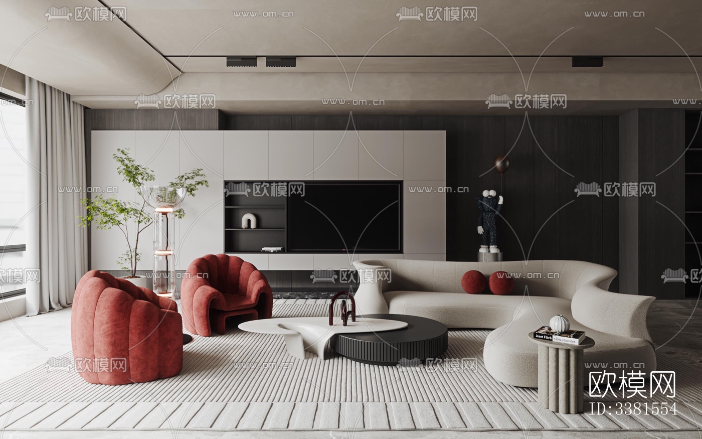 现代别墅效果图下载（渲染图5）