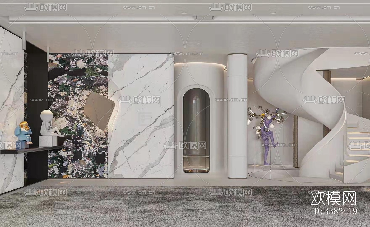 现代别墅效果图下载（渲染图1）