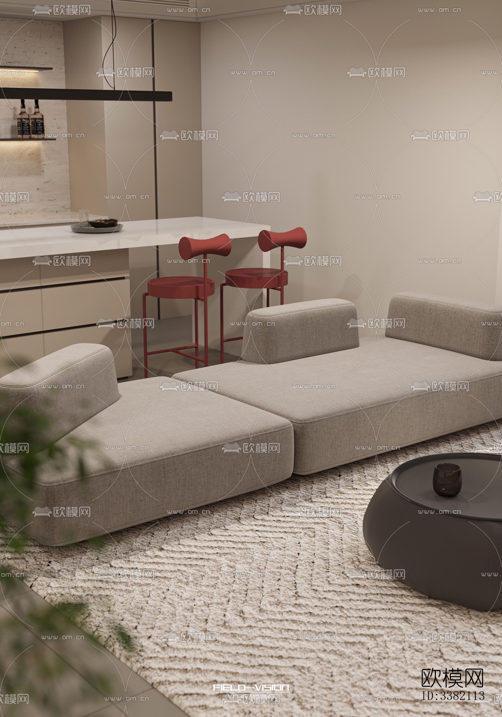 现代别墅效果图下载（渲染图13）