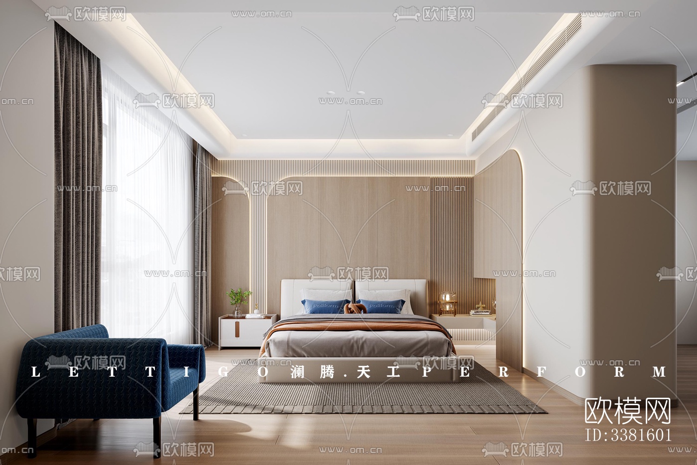 现代别墅效果图下载（渲染图3）